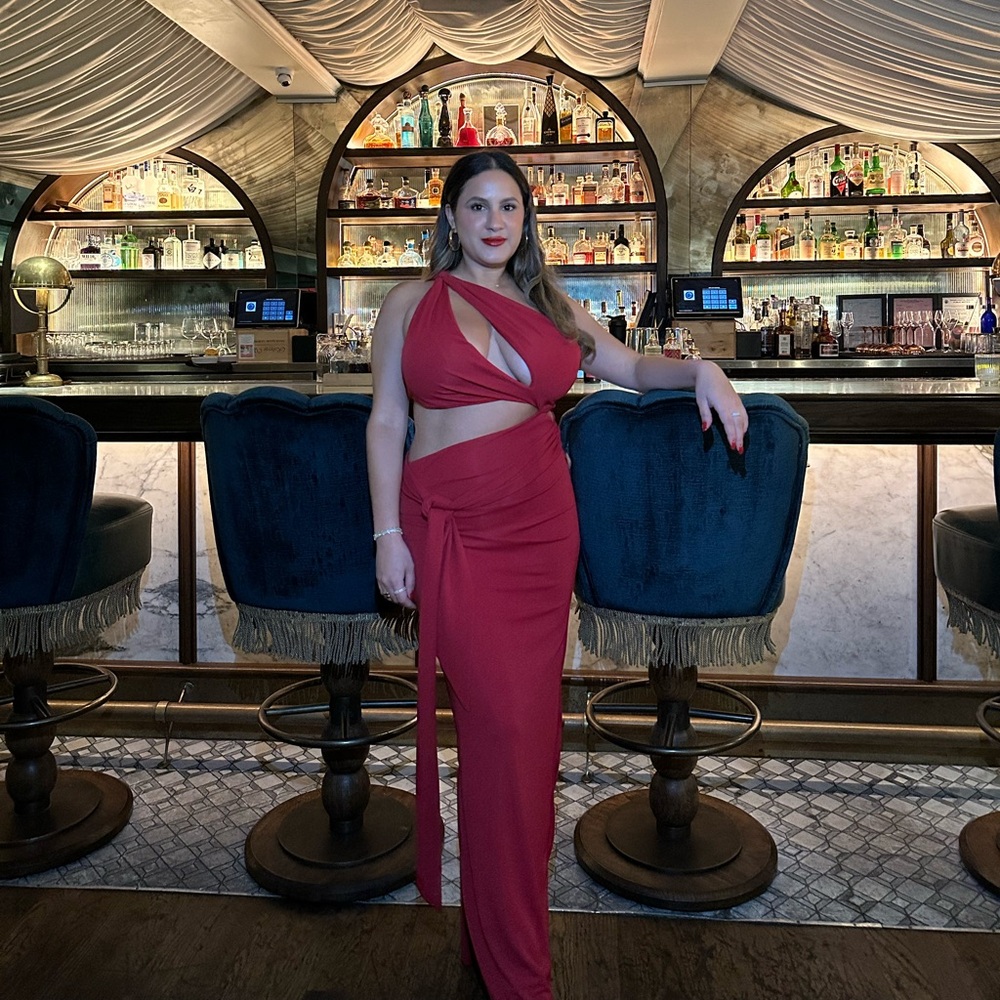 JLUXLABEL Red Maxi Dress